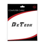 Кабел DeTech mini DisplayPort(м) към HDMI(м) - 3м, черен