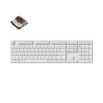 Keychron K5 Pro White QMK/VIA Full-Size Low-Profile Gateron Brown Switches RGB Backlight