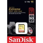 SANDISK Extreme SDHC, 32GB, UHS-1,Class 10, U3, V30, 90 Mb/s