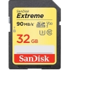 SANDISK Extreme SDHC, 32GB, UHS-1,Class 10, U3, V30, 90 Mb/s