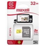 Maxell micro SDHC, 32GB, Class 10