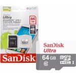 SANDISK Ultra microSDHC UHS-I, 64GB, Class 10, 80Mb/s, adapter