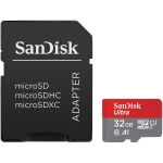 SANDISK Ultra microSDHC, 32GB, A1, UHS-I, U1, Class 10, 120MB/s, adapter