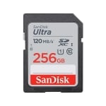 SANDISK Ultra SDXC, 256GB, Class 10, U1, 120 Mb/s