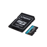 Kingston Canvas Go! Plus microSDXC 128GB, UHS-I, Class 10, U3, V30, A2, adapter