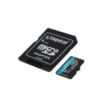 Kingston Canvas Go! Plus microSDXC 256GB, UHS-I, Class 10, U3, V30, A2, adapter