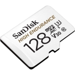 SANDISK High Endurance micro SDXC UHS-I, A1, SD Adapter, 128GB, Class 10, 100Mb/s