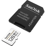 SANDISK High Endurance micro SDXC UHS-I, A1, SD Adapter, 128GB, Class 10, 100Mb/s