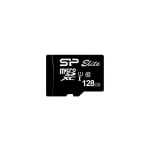 Silicon Power Elite, 128GB, Micro SDHC/SDXC, UHS-I, SD Adapter