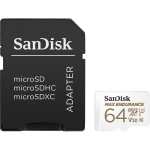 SANDISK High Endurance, micro SDHC UHS-I, A1, 64GB, Class 10, SD Adapter