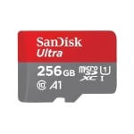 SANDISK Ultra microSDXC, 256GB, A1, UHS-I, U1, Class 10, 150MB/s, Adapter