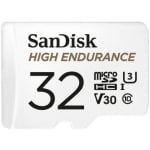 SANDISK High Endurance micro SDHC UHS-I, A1, SD Adapter, 32GB, Class 10, 100Mb/s