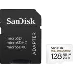 Карта памет SANDISK High Endurance, SD Адаптер, micro SDXC UHD, V30, 128GB, Class 10
