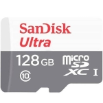 SANDISK Ultra microSDXC UHS-I, 128GB, Class 10, 100Mb/s, Adapter