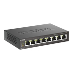 D-Link DGS-1008P, 4x PoE + 4 x standard ports switch, 10/100/1000, Gigabit