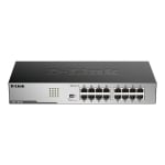 D-Link DGS-1016D/E, 16 ports switch 10/100/1000, Desktop, rack mount