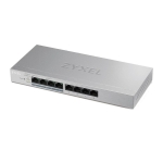 ZyXEL GS-1200-8HPV2, 8 ports switch, Gigabit, webmanaged