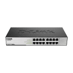 D-Link DES-1016D/E, 16 ports switch 10/100, Desktop, rack mount