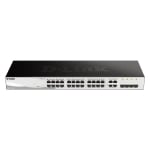 D-Link DGS-1210-28, 28-ports switch 10/100/1000 Gigabit Smart Switch including 4 x 1000Base-T /SFP ports, managed, rack mount