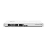 MikroTik 326-24G-2S+RM 24 x Gigabit Ethernet ports switch, 10/100/1000Mbps, 2x SFP+ cages, rack mount