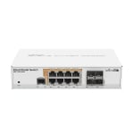 MikroTik CRS112-8P-4S-IN, 8 x Gigabit Ethernet ports, 10/100/1000Mbps, 4 x SFP switch