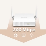 TP-LINK TL-WR820N, 2.4 GHz, 300Mbps, 10/100, wireless router