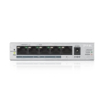 ZyXEL GS1005-HP, 5-ports switch, gigabit, not managed, PoE+, 60W