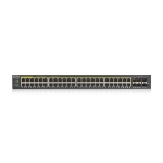 ZYXEL GS1920-48HP, 44х GbE ports switch, 4х Combo ports SFP/RJ-45, managed, rack mount