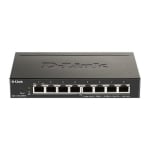 D-Link DGS-1100-08PV2/E, 8 ports switch, PoE 10/100/1000 Gigabit Smart Switch, managed, rack mount