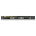ZYXEL GS1900-48HP, 48 ports switch, managed, PoE, Gigabit, rack mount