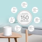 TP-Link Deco X60 V2, AX3000, 2.4/5 GHz, 574 -  2402 Mbps, Gigabit, wireless router