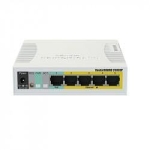 MikroTik RB260GSP, 5-port switch 10/10/1000+1xSFP, PoE