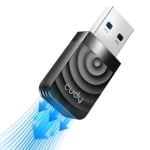 Cudy WU1300S, USB 3.0, 2.4/5 Ghz, integrated antenna 2dBi, wireless nano adapter