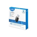 Cudy WU1300S, USB 3.0, 2.4/5 Ghz, integrated antenna 2dBi, wireless nano adapter