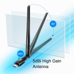 Cudy WU1400, USB 3.0, 2.4/5 Ghz, external antenna, wireless adapter