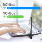 Cudy WU1400, USB 3.0, 2.4/5 Ghz, external antenna, wireless adapter
