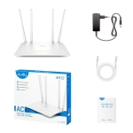 Cudy WR1200, 2.4/5 GHz, 300 - 867 Mbps, 10/100, wireless router