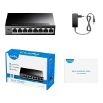 Cudy GS108, 8 ports switch, 10/100/1000, Auto-MDI/MDIX, metal case