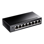 Cudy GS108, 8 ports switch, 10/100/1000, Auto-MDI/MDIX, metal case