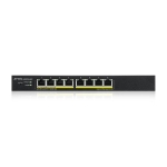 ZyXEL GS1915-8EP, 8-ports switch, Gigabit, managed, PoE