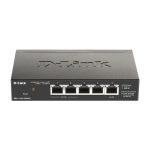 D-Link DGS-1100-05PDV2, 5 ports switch 10/100/1000 Gigabit Smart Switch, PoE, managed