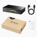 Cudy GS1005PTS1, 5 ports switch, 10/100/1000, PoE+ Switch 120W, 1 SFP Slot