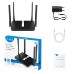 Cudy LT500, 4G LTE AC1200, 2.4/5 GHz, 300 - 867 Mbps, 10/100 wireless router