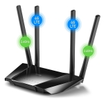 Cudy LT400, 4G LTE, 2.4GHz, 300 Mbps, 10/100 wireless router