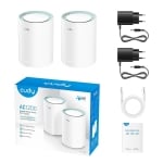 Cudy M1300, 2-броя, AC1200 Dual Band, 2.4/5 GHz, 300 -  867 Mbps, wireless mesh system