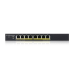 ZYXEL GS1900-8HP-V3, 8 ports switch, smart, managed, PoE, Gigabit