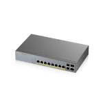 ZyXEL GS1350-12HP, 12-ports switch, Gigabit, managed, PoE 130W
