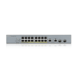 ZyXEL GS1350-18HP, 18-ports switch, Gigabit, managed, PoE 250W