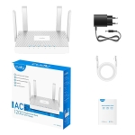 CUDY WR1300E, Dual-band AC1200, 300+867 Mbps, 3xGigabit, wireless router