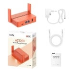 CUDY Travel VPN TR1200, AC1200, 2 x 10/100 Mbps, USB3.0, wireless router
